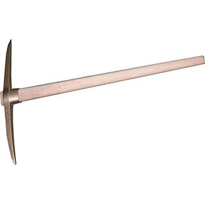 UTENSILI DI SICUREZZA ANTISCINTILLA In lega bronzo-alluminio, a due punte, con manico in legno. safety hand tools 9961