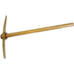 UTENSILI DI SICUREZZA ANTISCINTILLA In lega bronzo-alluminio, a punta e a taglio, con manico in legno. safety hand tools 9961E
