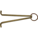 UTENSILI DI SICUREZZA ANTISCINTILLA In lega bronzo-alluminio, portata kg. 600. Lunghezza bracci mm 470. safety hand tools 9963P