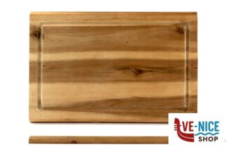 taglieri/mattarelli ACACIA-TAGLIERE RETTANGOLARE CM 32X21XH.1,5 CON SCANALATURA KESPER F.ANTON GMBH