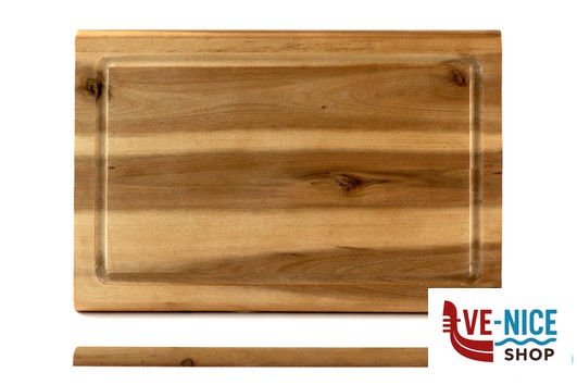 taglieri/mattarelli ACACIA-TAGLIERE RETTANGOLARE CM 32X21XH.1,5 CON SCANALATURA KESPER F.ANTON GMBH