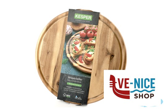 taglieri/mattarelli ACACIA-TAGLIERE TONDO CM 30 H.1,5 CON SCANALATURA KESPER F.ANTON GMBH - immagine 3