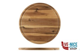 taglieri/mattarelli ACACIA-TAGLIERE TONDO CM 30 H.1,5 CON SCANALATURA KESPER F.ANTON GMBH