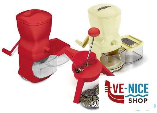 plastica ACEA GRATTUGIA A RULLO CON CASSETTO, CHIUSURA ERMETICA ART. 2512 GHIDINI CIPRIANO - immagine 2