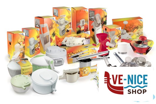 utensili da cucina ACEA TRITASAPORI A LAME ROTANTI CON COPERCHIETTO ART. 2500 GHIDINI CIPRIANO - immagine 3