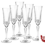vetro cristallino ADAGIO - CONFEZIONE 6 CALICI FLUTE CL 18 25948020106 RCR CRISTALLERIA ITALIANA
