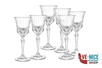 vetro cristallino ADAGIO - CONFEZIONE 6 CALICI VINO CL 22 25747020106 RCR CRISTALLERIA ITALIANA