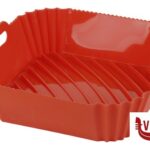 articoli per forno stampi AIR FRYER - STAMPO QUADRO SILICONE CON MANICI CM 22 H.6,5 GUARDINI