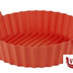 articoli per forno stampi AIR FRYER - STAMPO TONDO SILICONE CON MANICI CM 22 H.8 GUARDINI