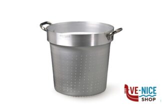 scolapasta colini imbuti COLAPASTA CILINDRICO 3 MM CM 50 H 48 CON DUE MANIGLIE FISSE INOX, SI INSERISCE NELLE PENTOLE ALTE AGNELLI