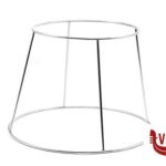 altri SUPPORTO PIATTO FRUTTI DI MARE ALTO IN ACCIAIO CROMATO  DIAMETRO CM 19-28 H 20ADATTO AL VASSOIO FRUTTI DI MARE IN ALLUMINIO O RAME DA 24 CM E 36 CM AGNELLI