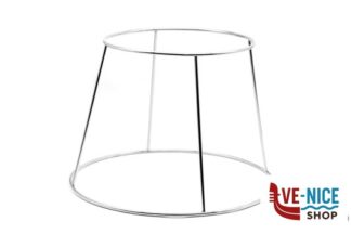 altri SUPPORTO PIATTO FRUTTI DI MARE ALTO IN ACCIAIO CROMATO DIAMETRO CM 19-28 H 20ADATTO AL VASSOIO FRUTTI DI MARE IN ALLUMINIO O RAME DA 24 CM E 36 CM AGNELLI