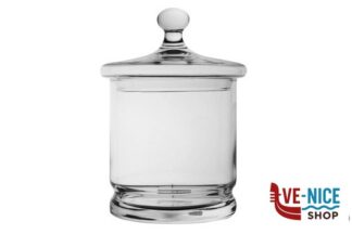 vetro ALE-BARATTOLO VETRO CON COPERCHIO CM 15,5 H.23 ST-04 A.L.E. IMPORT S.R.L. UNIPERSONALE