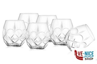 altri bicchieri ALKEMIST - CONFEZIONE 6 BICCHIERI ACQUA INCLINABILI CL 38 27432020006 RCR CRISTALLERIA ITALIANA