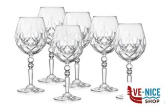 vetro cristallino ALKEMIST - CONFEZIONE 6 CALICI VINO CL 53 26521020206 RCR CRISTALLERIA ITALIANA