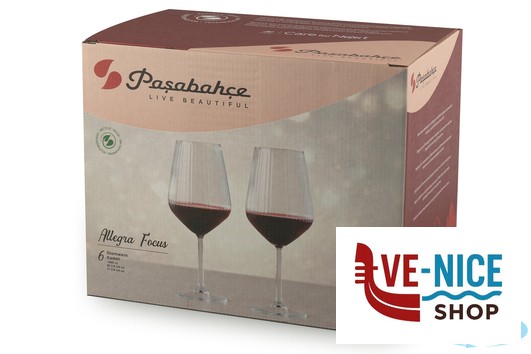 calici acqua ALLEGRA FOCUS-CALICE VINO ROSSO CL 49 H.21 OTTICO PASABAHCE - immagine 3