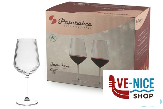 calici acqua ALLEGRA FOCUS-CALICE VINO ROSSO CL 49 H.21 OTTICO PASABAHCE - immagine 2