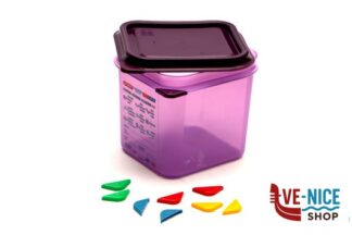 gastronorm ALLERGEN-GASTRONORM ERMETICO 1.6 L.2,6 17,6X16,2X15 61390 ARAVEN