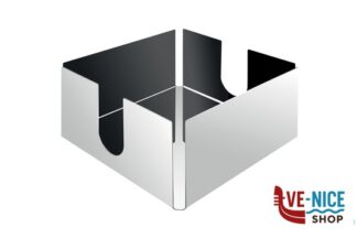 portatovaglioli ALTO CUSIO-PORTATOVAGLIOLI IN ACCIAIO INOX 18-10 CM 22X22 H 9,5 607-22 CERUTTI INOX SRL UNINOMINALE