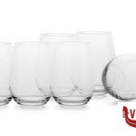 vetro AMBER - CONFEZIONE 6 BICCHIERI VINO ROSSO CL 57 420725 PASABAHCE