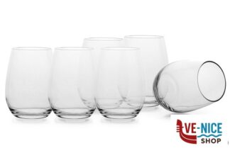 vetro AMBER - CONFEZIONE 6 BICCHIERI VINO ROSSO CL 57 420725 PASABAHCE