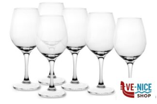 vetro AMBER - CONFEZIONE 6 CALICI VINO ROSSO CL.46 440275 PASABAHCE