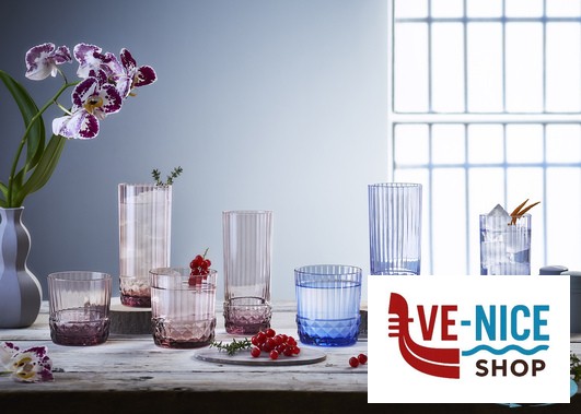 vetro AMERICA '20S BLU ZAFFIRO CONFEZIONE DA 6 BICCHIERI LONG DRINK CL 40 H.15,8 DIAMETRO 6,8 122158 BORMIOLI ROCCO - immagine 3