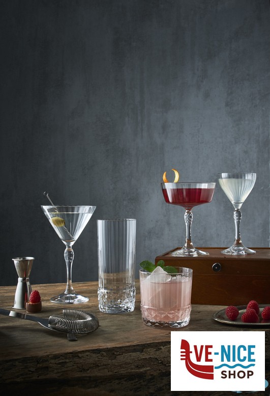 vetro AMERICA 20S CONFEZIONE 6 CALICI MARTINI SMALL CL 15 H 15,4 DIAMETRO CM 7,6 BORMIOLI ROCCO - immagine 3