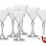 vetro AMERICA '20S CONFEZIONE 6 CALICI NICK E NORA CL 14 H CM 15,8 DIAMETRO 7,6 122145 BORMIOLI ROCCO
