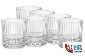 vetro AMERICA '20S CONFEZIONE DA 6 BICCHIERI PER COCKTAIL DOF H. 9,2 CL. 37 DIAMETRO 8,8 122139 BORMIOLI ROCCO