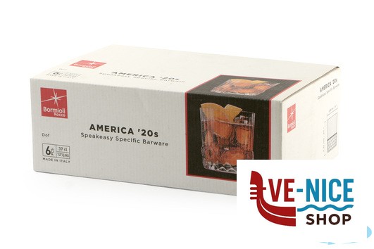 vetro AMERICA '20S CONFEZIONE DA 6 BICCHIERI PER COCKTAIL DOF H. 9,2 CL. 37 DIAMETRO 8,8 122139 BORMIOLI ROCCO - immagine 4