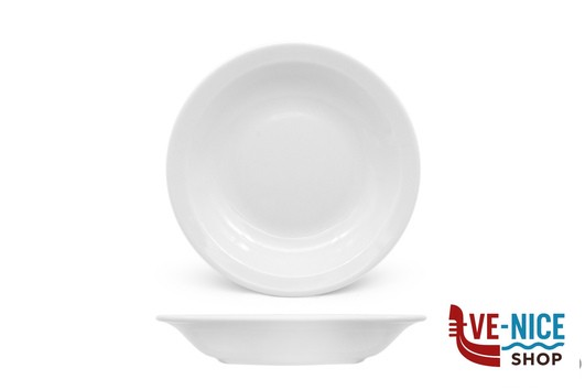 porcellana AMERIKA BIANCO-PIATTO FONDO CM 21 PORCELLANA 119 ZAKLADY PORCELANY STOLOWEJ LUBIANA