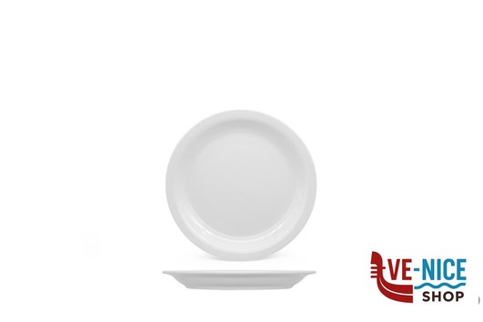 porcellana AMERIKA BIANCO-PIATTO PANE CM 16,5 PORCELLANA 128 ZAKLADY PORCELANY STOLOWEJ LUBIANA