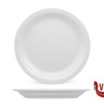porcellana AMERIKA BIANCO-PIATTO PIANO CM 24 PORCELLANA   134 ZAKLADY PORCELANY STOLOWEJ LUBIANA