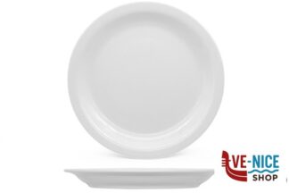 porcellana AMERIKA BIANCO-PIATTO PIANO CM 26,5 PORCELLANA 138 ZAKLADY PORCELANY STOLOWEJ LUBIANA