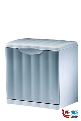 pattumiere AMICA-PATTUMIERA 40X30X40 20 LITRI SILVER 42555 STEFANPLAST