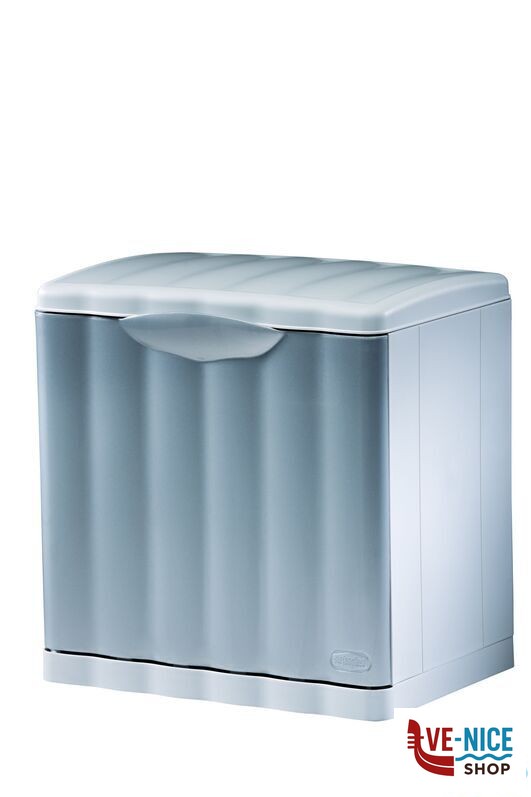 pattumiere AMICA-PATTUMIERA 40X30X40 20 LITRI SILVER 42555 STEFANPLAST