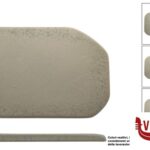ceramica ANTIQUA-BASE GOURMET RETTANGOLARE CM.30X19,5 IN GRES PORCELLANATO IMPORT TAVOLA PROFESSIONAL