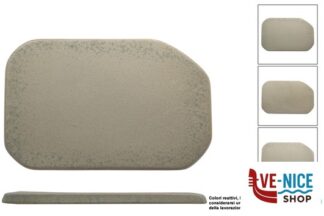 ceramica ANTIQUA-BASE GOURMET RETTANGOLARE CM.30X19,5 IN GRES PORCELLANATO IMPORT TAVOLA PROFESSIONAL