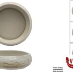 ceramica ANTIQUA-INSALATIERA NIDO ORGANIC CM.18 IN GRES PORCELLANATO IMPORT TAVOLA PROFESSIONAL