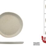ceramica ANTIQUA-PIATTINO PIANO ORGANIC CM.16 IN GRES PORCELLANATO IMPORT TAVOLA PROFESSIONAL