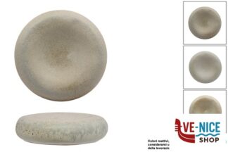 ceramica ANTIQUA-PIATTO ALTO TONDO CM.16 H.4,5 IN GRES PORCELLANATO IMPORT TAVOLA PROFESSIONAL