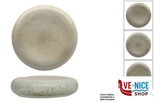 ceramica ANTIQUA-PIATTO ALTO TONDO CM.27 H.5 IN GRES PORCELLANATO IMPORT TAVOLA PROFESSIONAL