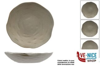 ceramica ANTIQUA-PIATTO PASTA ORGANIC CM.30 IN GRES PORCELLANATO IMPORT TAVOLA PROFESSIONAL