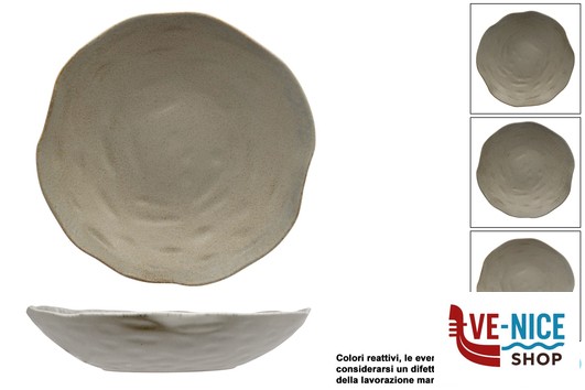 ceramica ANTIQUA-PIATTO PASTA ORGANIC CM.30 IN GRES PORCELLANATO IMPORT TAVOLA PROFESSIONAL