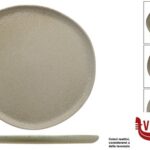ceramica ANTIQUA-PIATTO PIANO ORGANIC CM.29,5 IN GRES PORCELLANATO IMPORT TAVOLA PROFESSIONAL