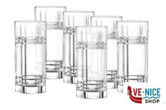 bicchieri bibita ANY - CONFEZIONE 6 BICCHIERI LONG DRINK HB CL 37 RCR CRISTALLERIA ITALIANA