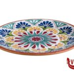 melamina ARABESQUE-PIATTO PIANO CM 26,5XH.2 CM MELAMINA DECORATA 84685 APS  ASSHEUER POTT GMBH E CO KG