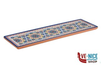 0 ARABESQUE-VASSOIO DECORATO IN MELAMINA GN 2.4 CM 53X16,2 H.2 CON PIEDINI ANTISCIVOLO 84683 APS ASSHEUER POTT GMBH E CO KG