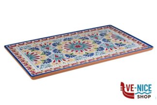 0 ARABESQUE-VASSOIO DECORATO IN MELAMINA GN 1.1 CM 53X32,5 H.2 CON PIEDINI ANTISCIVOLO 84680 APS ASSHEUER POTT GMBH E CO KG